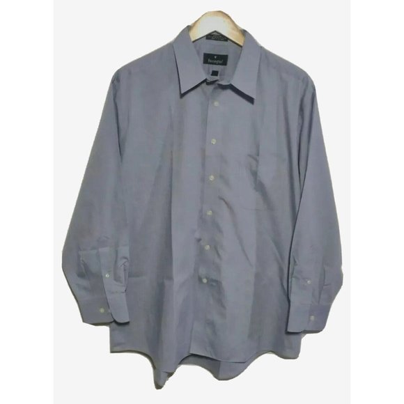 Barrington Shirts Barrington Mens Blue Long Sleeve Wrinkle Free
